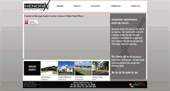 Desktop Screenshot of hendrixconstructioninc.com
